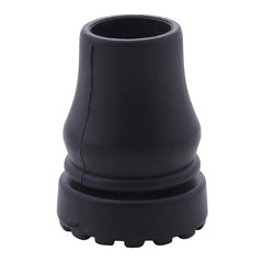 Rubber Walking Stick Cane Tip Anti-Slip Crutch Pad Hiking Trekking Protector