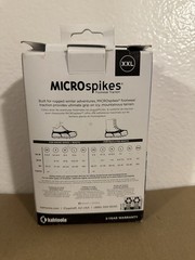 Kahtoola Microspikes Footwear Traction Snow Ice Trail Hiking Crampons Size XXL