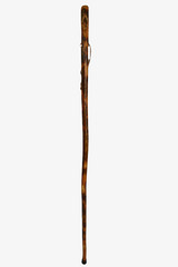 Walking Stick with Arrowhead Carving on Hardwood Staff, Chiefs Staff