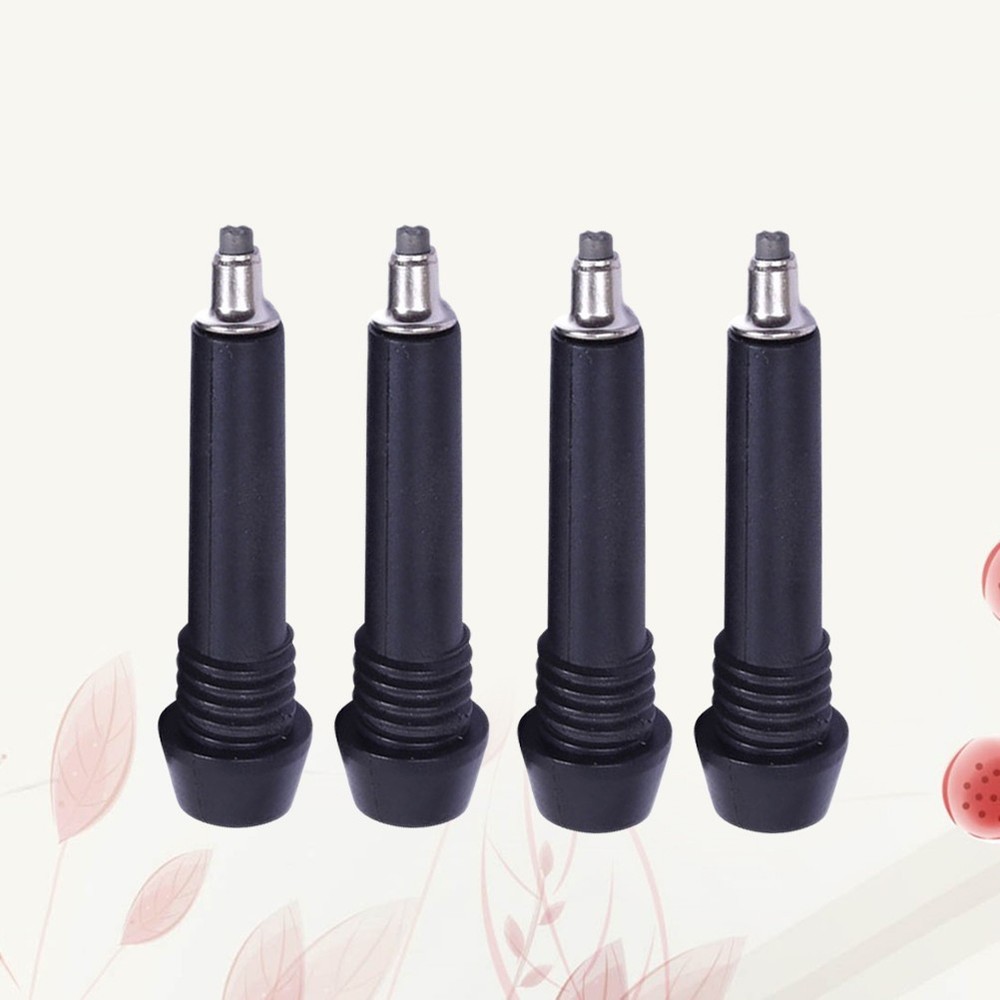 4 Pcs Pole Tips Replacement Carbon Tungsten Steel Climbing Rod Walking Sticks