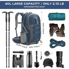 Durable Lightweight Trekking Poles W/ Cork Grip & Quick Lock Hiking Backpack New