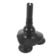 Self Standing 3 Prong Cane Tip: Support Rubber Base for 19mm/0.75″ Walking