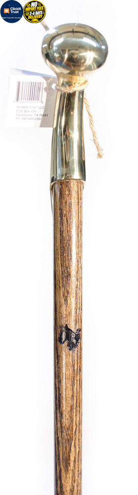 Walking Cane – Original Bubba Stik “Standard” Style 36″ Tall, Walnut
