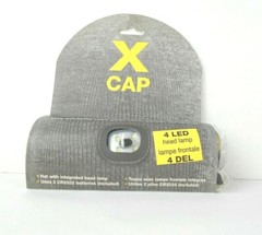 X-Cap 4 LED Head Lamp Beanie Winter Hat (bin KK) Bright