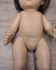 Play doll vinyl doll Götz 40 cm drinking and wet function collector Vintage
