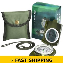 FAROPS Military Lensatic Sighting Compass – Army Green