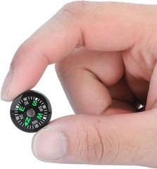 Pocket Compass, 20mm 12pcs Mini Pocket Oil Filled Compass for Hiking Camping …