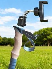 Hiking Poles with Camera Mount, Foldable Trekking Poles for Women Men Seniors,