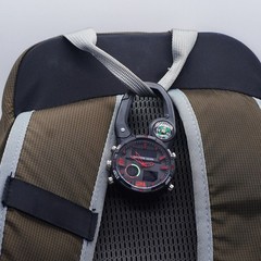 Luminous Climbing Watch with and Carabiner Hook for Outdoor Activities