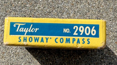 Vintage Taylor Showay Compass Model 2906 Handheld Pocket or Chain Hiking Walking