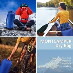 Waterproof Dry Bag – 30D Nylon Roll Top Dry Sack with PU Coating, 35L 1 Blue
