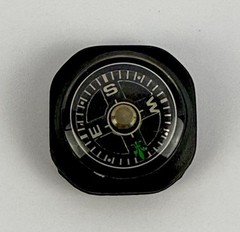 Rothco Watch Band Wrist Compass Mini Small Wrist Black Sportsman