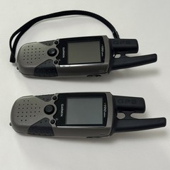 Garmin Rino 530HCx Handheld GPS 2 Way Radio W/ Accessories Tested Working