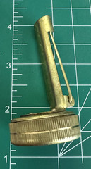 Two Vtg Pin-On Compass Compasses for Hunters & Hikers~~NIB Japan Brass Finish