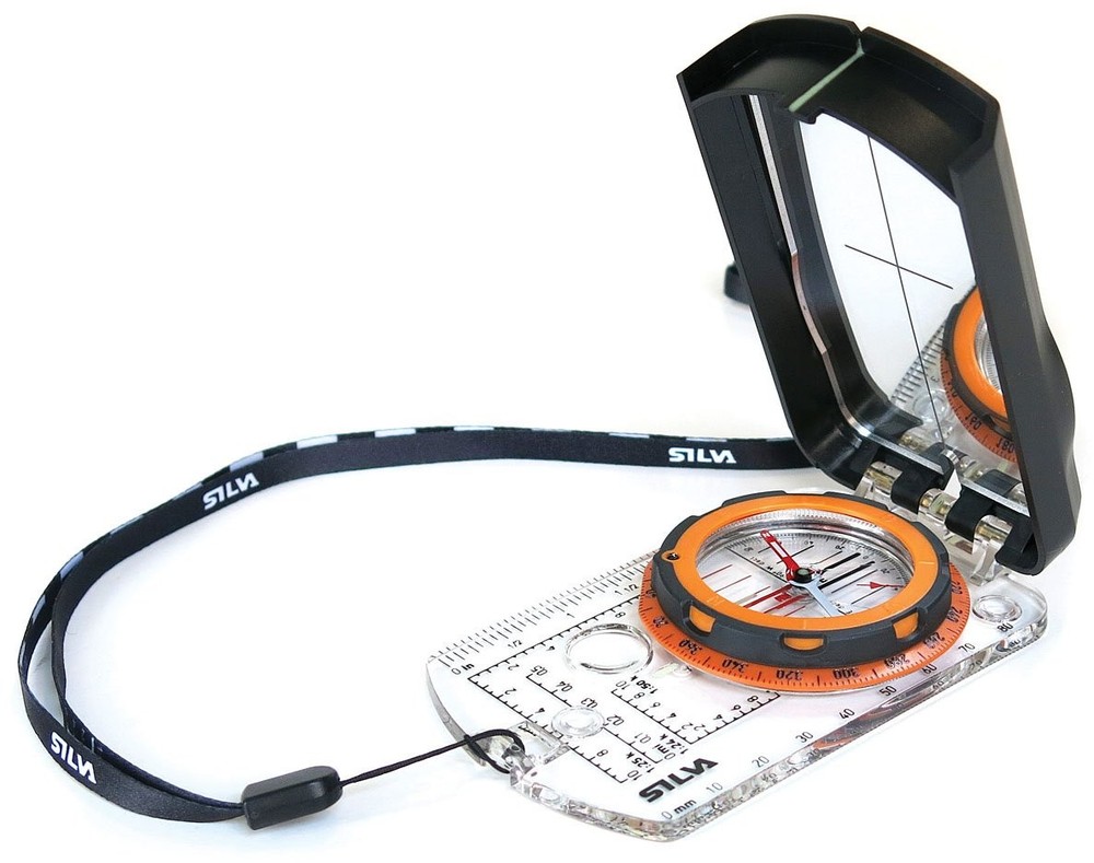 SILVA Ranger 2.0 Compass with DryFlex Grip Slope Card and Distance Lanyard
