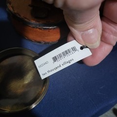 Pocket Wanderer’s Compass. With Case And Tag