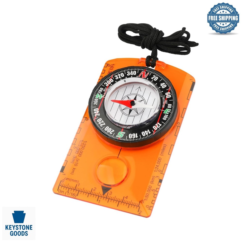 Kids’ Magnetic Wilderness Survival Compass – Lightweight, Durable Navigation …
