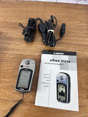Garmin eTrex Vista Portable Handheld GPS Hiking Companion – With Box