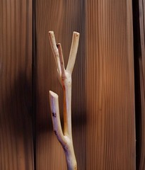 Handcrafted Woodsman Multi- Purpose Survival Walking Stick for Hiking, Camping..