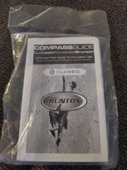 Brunton Classic Compass Optic Green Baseplate NRA Logo New! Q23