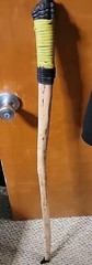 Walking Stick Hiking Strong Hand-Made Solid Real Natural Wood Virginia USA 47″