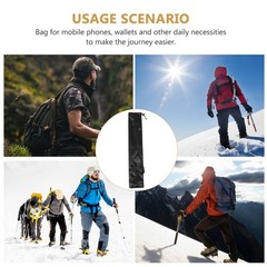 Folding Walking Sticks Pouch Fishing Backpack Hiking and Mountaineering Bag
