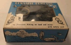Vintage Engineer Lensatic Pocket Field Compass Black Original Box Instructions
