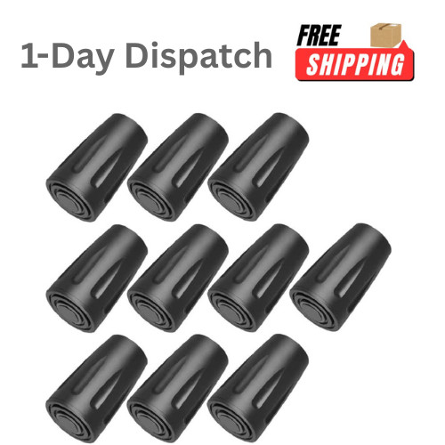 .Acootruing 10 Pack Trekking Pole Tips – Rubber Hiking Stick Protectors