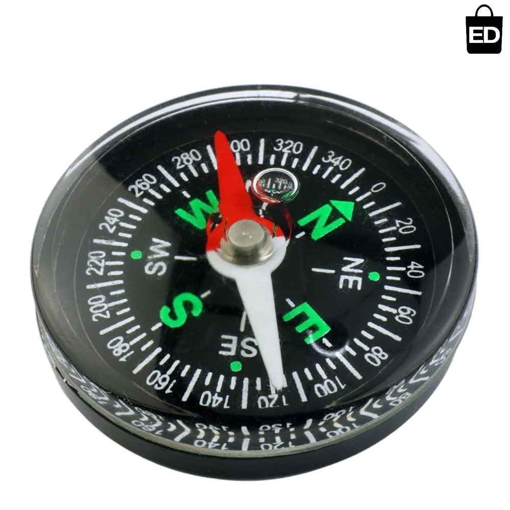 1-1/4″ Portable Compass with 5-Degree Graduation – Lightweight Navigation Aid
