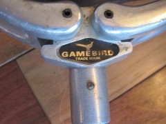 Vintage Gamebird Shooting Walking Stick Leather Seat – Made in England
