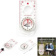 Compact Hiking Compass Luminous Markings Low Light Outdoor Navigation Tool