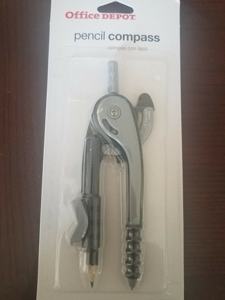 Office Depot® Brand Student Compass, 12″-Brand New-SHIPS N 24 HOURS
