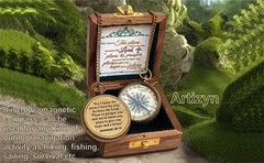 For I Know The Plans I Have For You Brass Magnetic Compass Engraved with Scri…