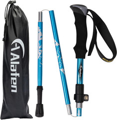 Lightweight Collapsible Trekking Pole – 7075 Aluminum Adjustable Walking Stick f