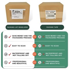 7.5” x 5.5” Packing List Pouches, Shipping Label 7.5″ x 5.5″ – 50 Pcs