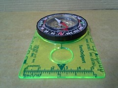 TurnOnSport Orienteering Hiking Backpacking Compass. Working. VGC