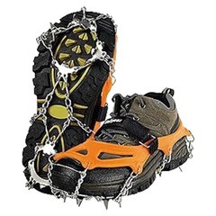 18/19 Teeth Ice Grippers Spikes Outdoor Winter Snow Spikes Crampons Cleats