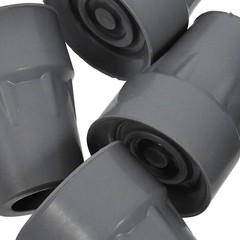 4Pcs Rubber Walking Stick Tips Durable Antislip Crutch Covers for 22Mm Poles
