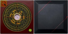 Chinese Compass I Ching Luo Pan Azimuth Indicator Home Decorational 4/6/7/9in