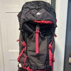 decathlon quechua Pink/black Hiking Backpack, Forclaz 30 Air, No Wear