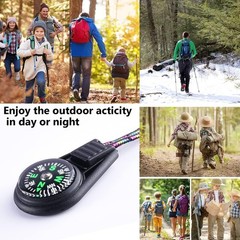 Colorful Mini Compasses for Outdoor Fun: Perfect for Scouts and Kids’ Activities