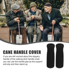 4 Pcs Seniors Crutch Handles Grip for Nonslip Grips Elderly