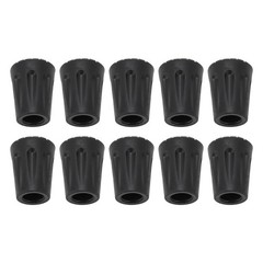 10pcs Hiking Pole Feet Cover Durable Rubber For Enhanced Stability Premium