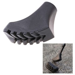 10 Pcs Walking Stick Rubber Tips Shock Absorbing Pole Protectors