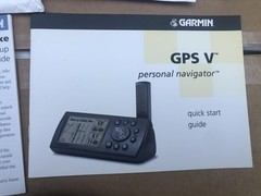 VINTAGE GARMIN GPS V DELUXE PERSONAL NAVIGATOR – TESTED & WORKING