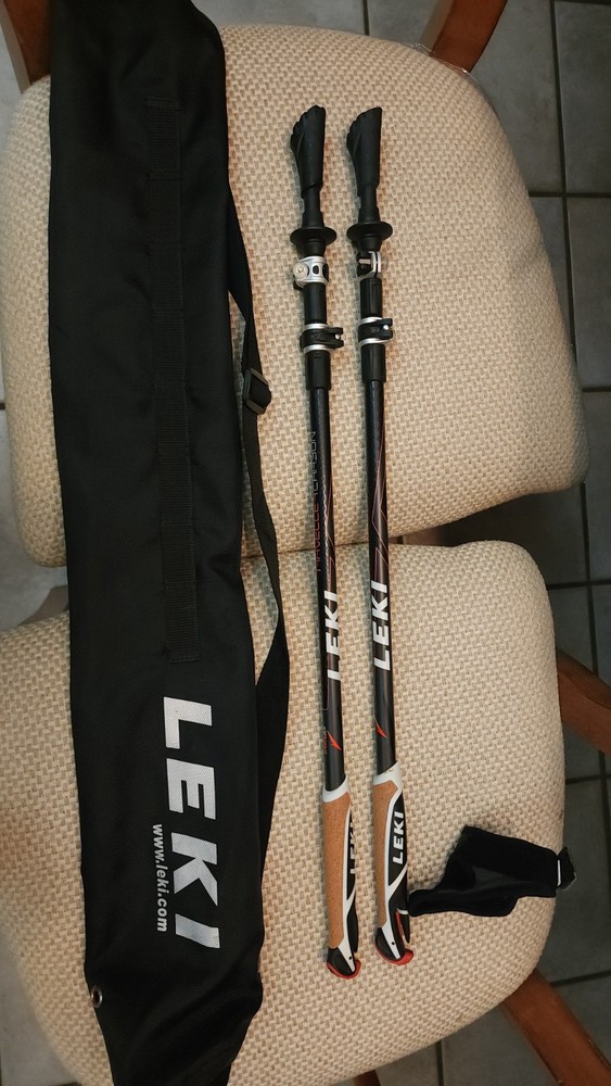 LEKI Traveler Carbon Hiking Poles 🔥