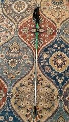 CNOC OUTDOORS VERTEX CARBON, Single Trekking Pole, Ultralight Hiking Staff