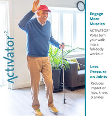 ACTIVATOR® 2 Walking Poles – Adjustable, Lightweight, Ideal for Stability & Trav