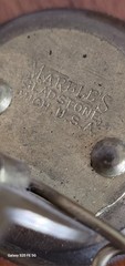 Marble’s Coat Compass Gladstone Michigan brass pin back screw case