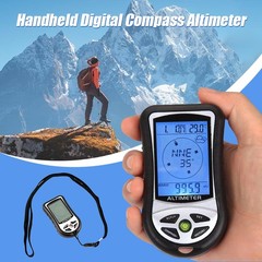 8 In 1 Handheld Electronic Altimeter Compass Pressure Gauge Meter Thermometer